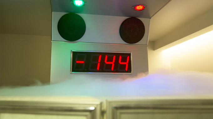 Cryotherapy Capsule Where The Temperature Is Below 130 Degrees Celsius.